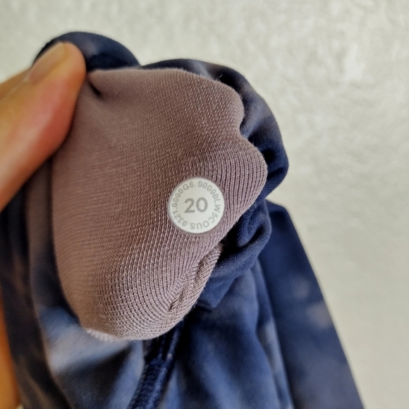 Lululemon Align Pant 28" *Diamond DyeDiamond Dye Asphalt Grey True Navy Sz 20 - Picture 8 of 9